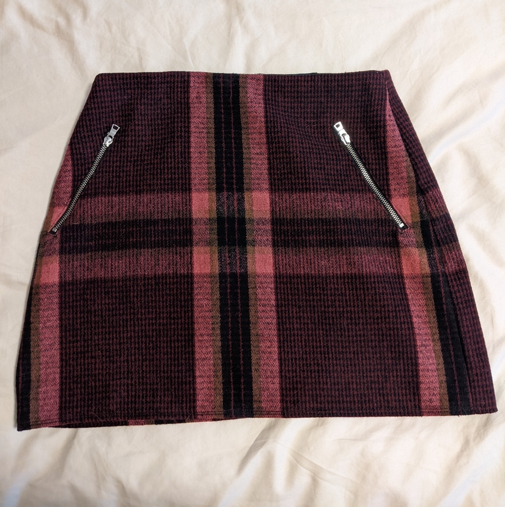 Gap Plaid Mini Skirt